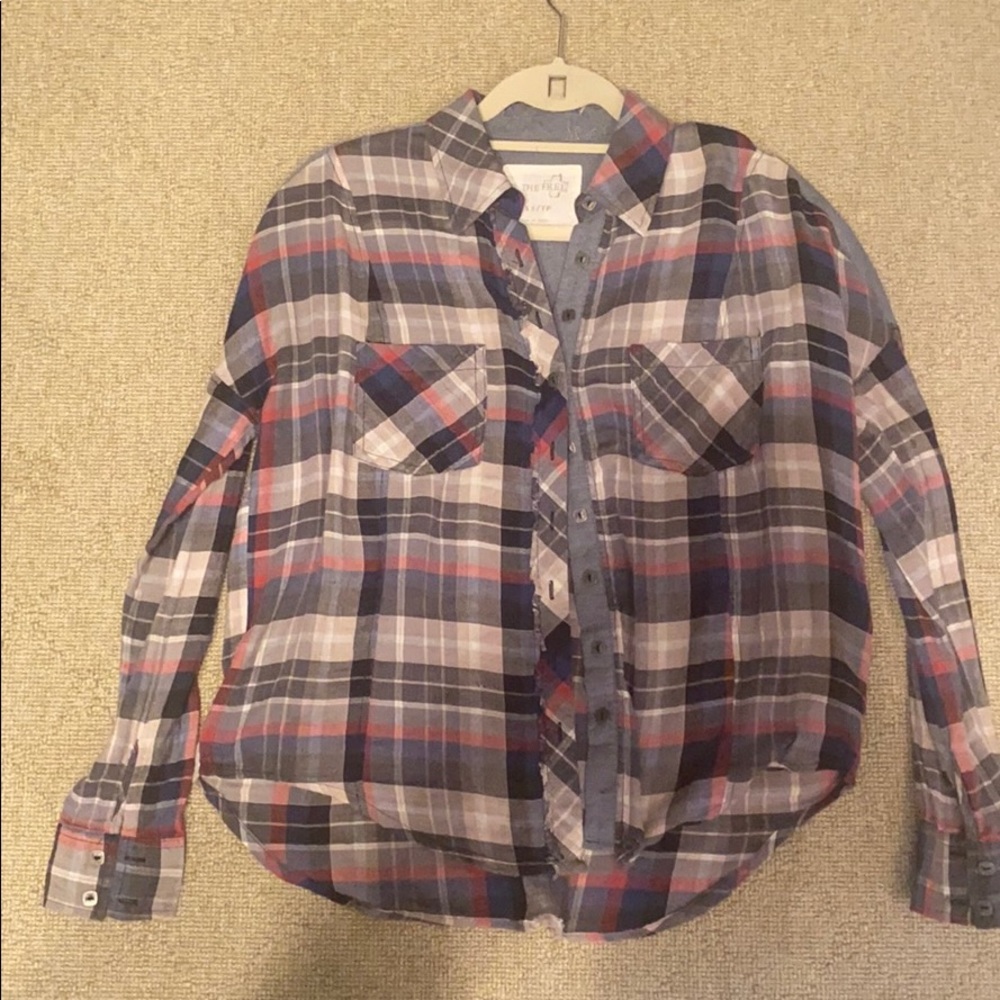 Free people button down flannel